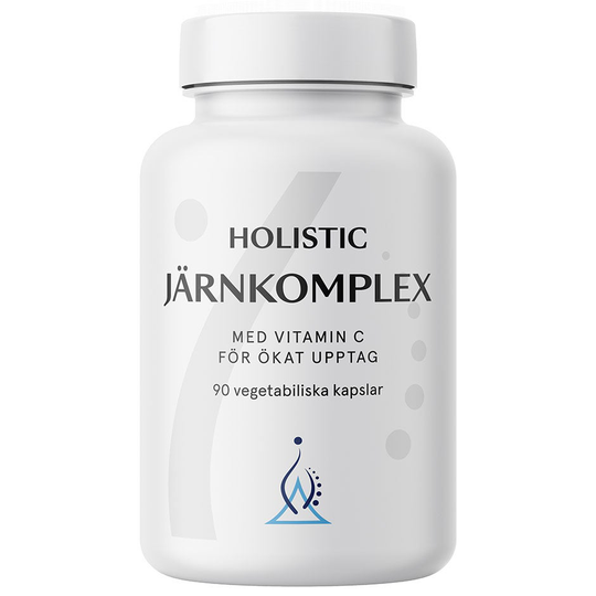 Järnkomplex 25mg, Holistic Kosttillskott & Vitaminer