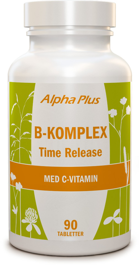 Alpha Plus B-komplex Time Release 90 styck