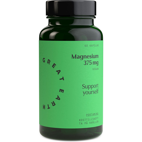 Magnesium 375 mg kaps, Great Earth Kosttillskott & Vitaminer