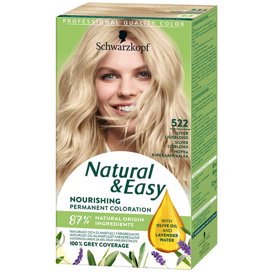 Natural & Easy 523 Ljus Isblond, Schwarzkopf Färg