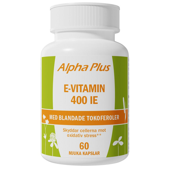 E-Vitamin 400IE, Alpha Plus Kosttillskott