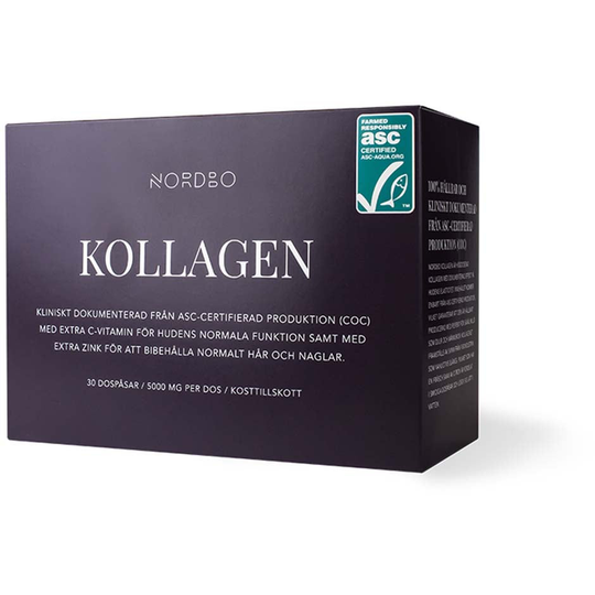 Kollagen, ASC, 180 g NORDBO Kosttillskott