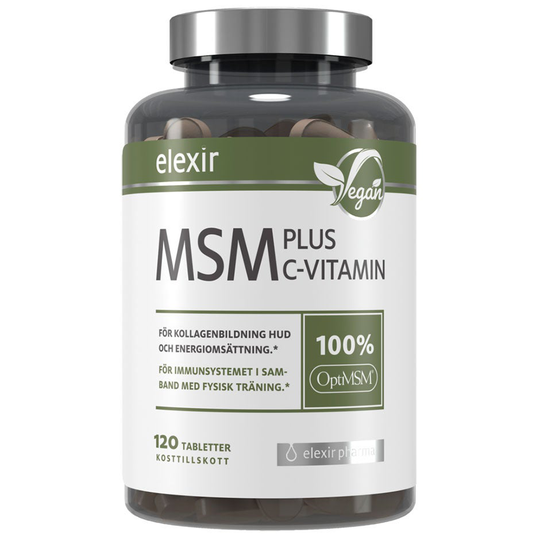 MSM plus C-Vitamin, Elexir Pharma Kosttillskott