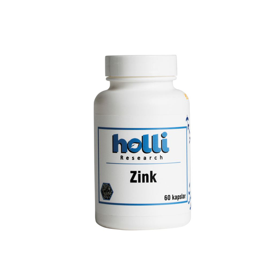 Holli Research Zink 60 kapslar