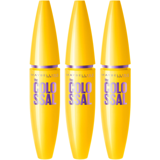 Maybelline New York Volum Express Colossal Glam Black x 3