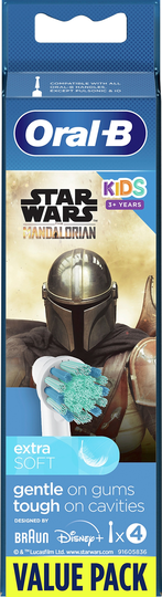 Oral-B Kids star Wars Extra Soft Tandborsthuvud 4 st