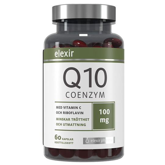 Coenzyme Q10 100mg, Elexir Pharma Kosttillskott
