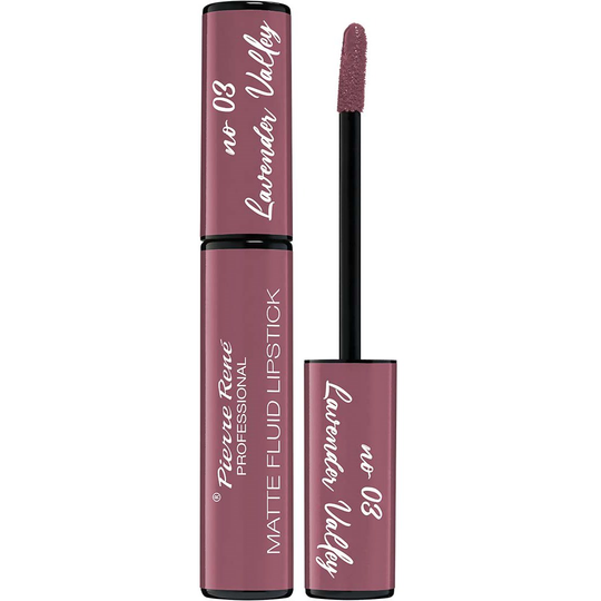 Pierre Rene Matte Fluid Lipstick 03 Lavender Valley