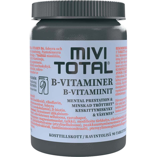 B-Vitaminer, Mivitotal Kosttillskott & Vitaminer