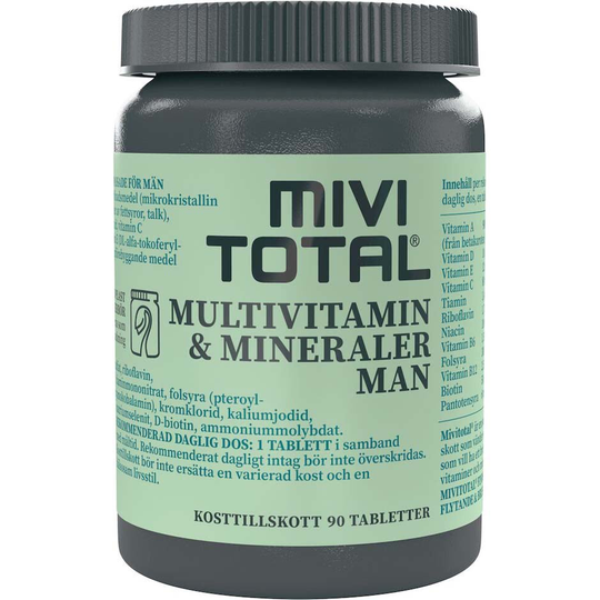 Man, Mivitotal Kosttillskott