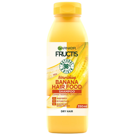 Fructis Hair Food Shampoo Banana, 350 ml Garnier Schampo
