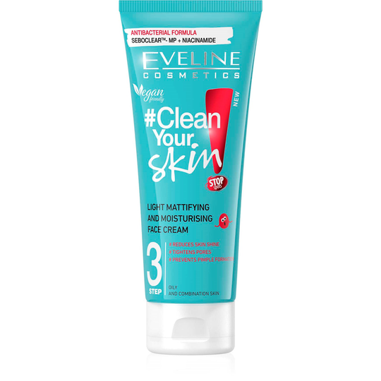 Eveline Cosmetics Clean Your Skin Light Mattifying&Moisturising Face C