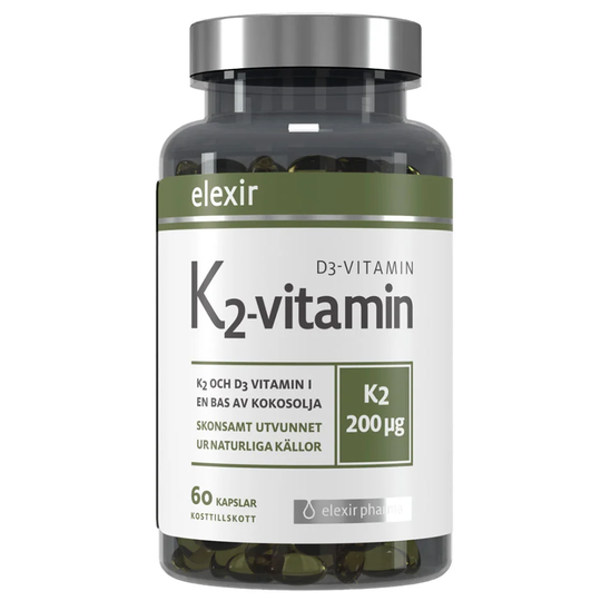 K2+D3, Elexir Pharma Kosttillskott & Vitaminer