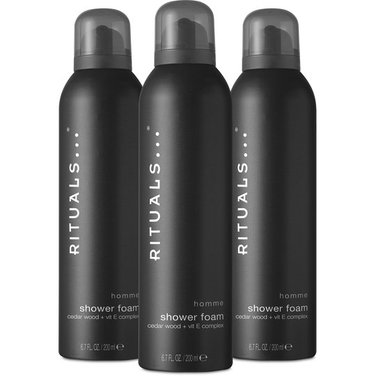 Rituals Homme Shower Foam Value Pack 3x200 ml