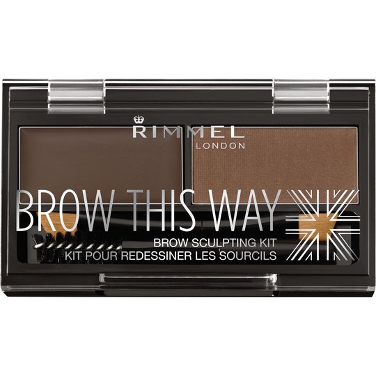 Rimmel Brow This Way Eyebrow Powder Kit 003 Dark Brown