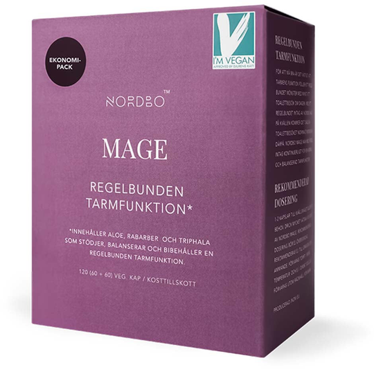 Mage, 120 kap NORDBO Kosttillskott