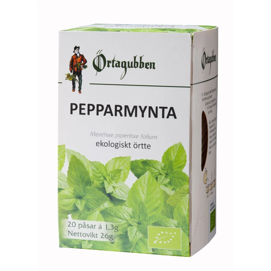 Örtagubben Pepparmynta blad Te-påsar 20x1,3gr