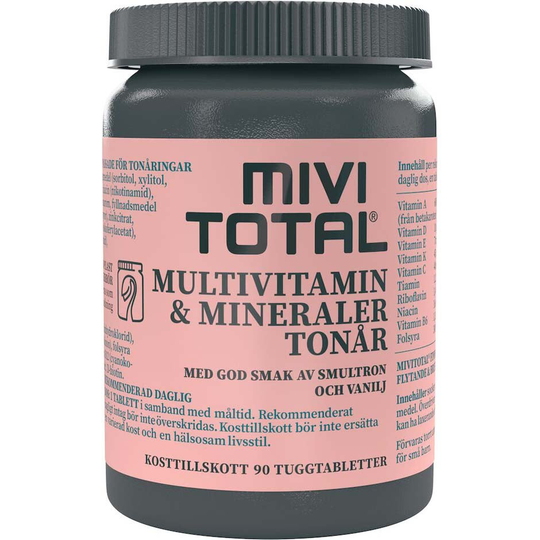 Tonår, Mivitotal Kosttillskott & Vitaminer