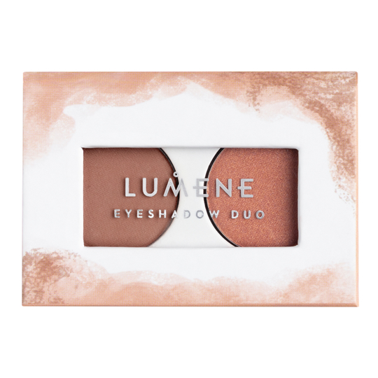 Lumene Bright Eyes Eyeshadow Duo 4 Fresh Autumn