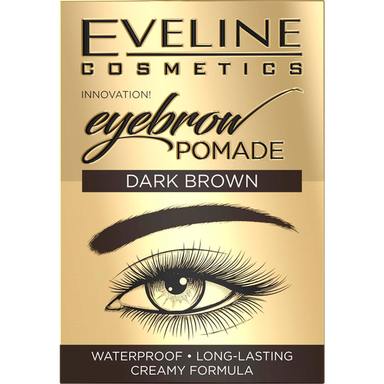 Eveline Cosmetics Eyebrow Pomade Dark Brown