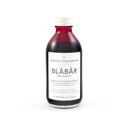 Nordic Superfood by Myrberg Blåbär Raw Juice Koncentrat 195 ml