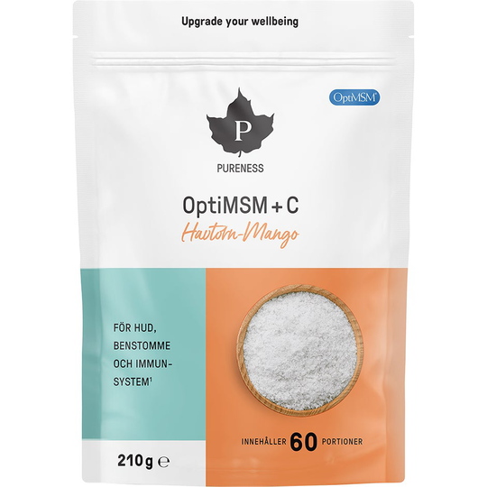 OptiMSM Mango Havtorn, 210 g Pureness Kosttillskott