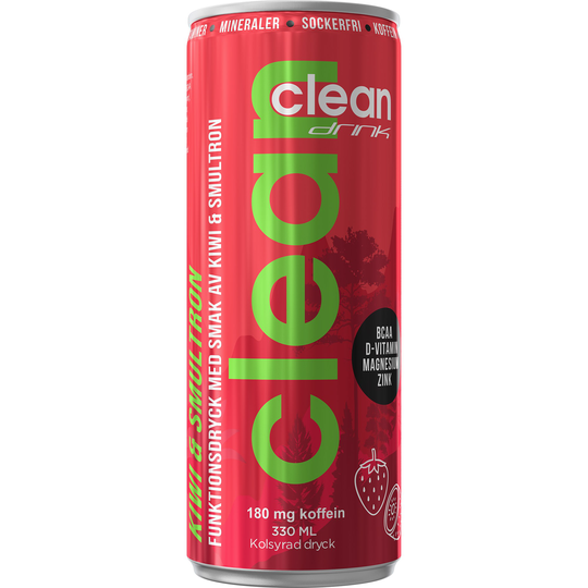 Clean Drink BCAA Kiwi/Wild Strawberry 330 ml