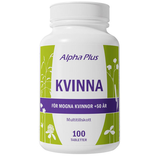 Kvinna, Alpha Plus Kosttillskott