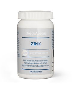 LloydsApotek Zinkcitrat 20 mg 100 st