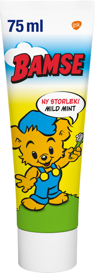 Sensodyne Bamse tandkräm 0-6 år 75 ml