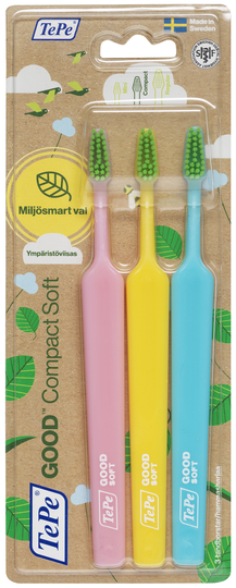 TePe GOOD Compact Soft 3 pcs blister 3 st