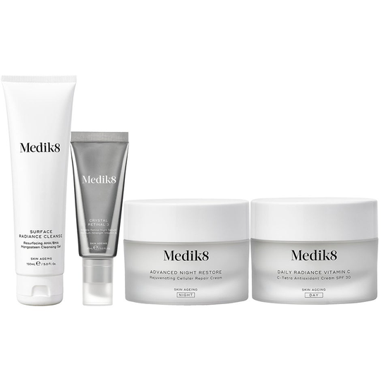 Skin Care Routine With Retinal, Medik8 Hudvård