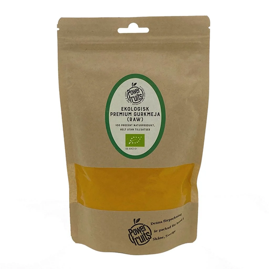 Powerfruits Gurkmeja Premium Eko Raw 250 g