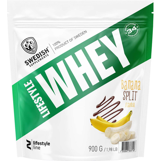 Swedish Supplements Lifestyle Whey Banana split 900 g