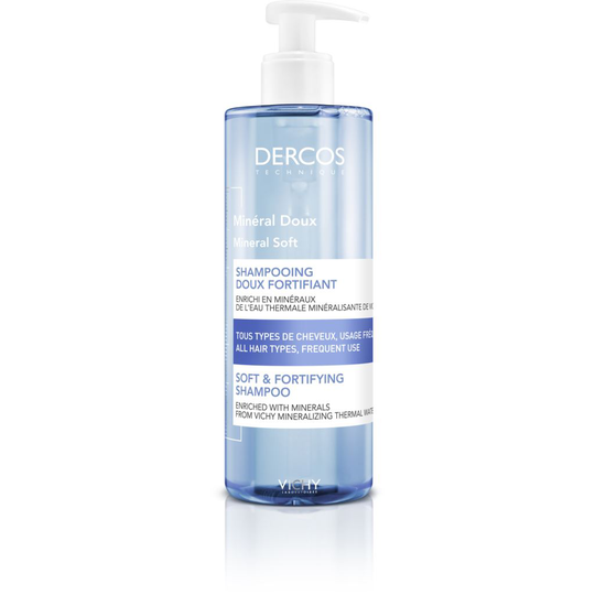 Vichy Dercos Soft & Fortifying Mineral Shampoo 400 ml