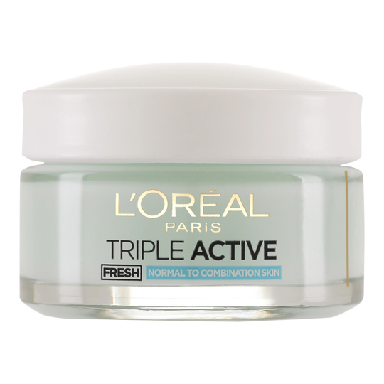 L'Oréal Paris Triple Active Fresh Gel-Cream Day Hydrating Cream Normal-Combination Skin (50ml)