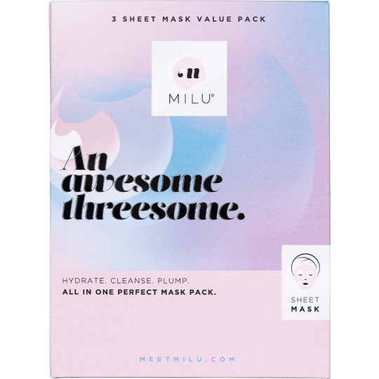 MILU 3-pcs Sheet Mask Gift Box