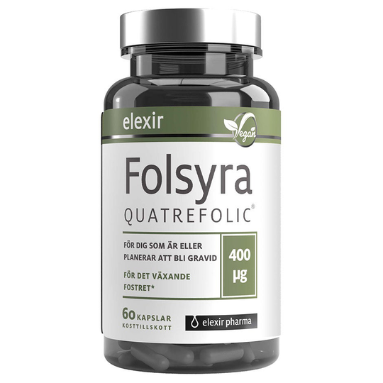Folsyra, Elexir Pharma Kosttillskott & Vitaminer