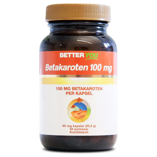 Better You Betakaroten 100mg 50 kapslar