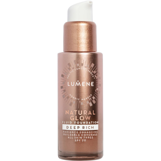 Lumene Natural Glow Fluid Foundation Deep Rich 30 ml