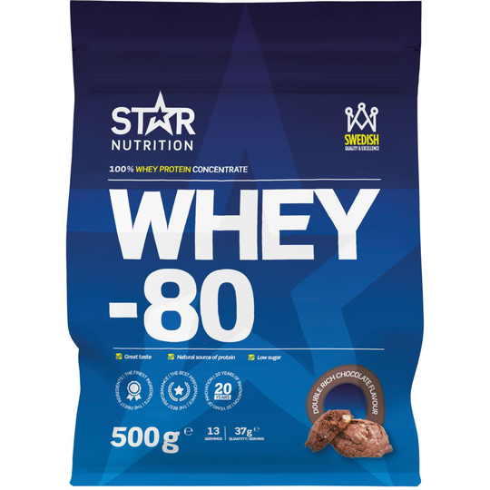 Star Nutrition Whey-80 Double Rich Chocolate 500 g