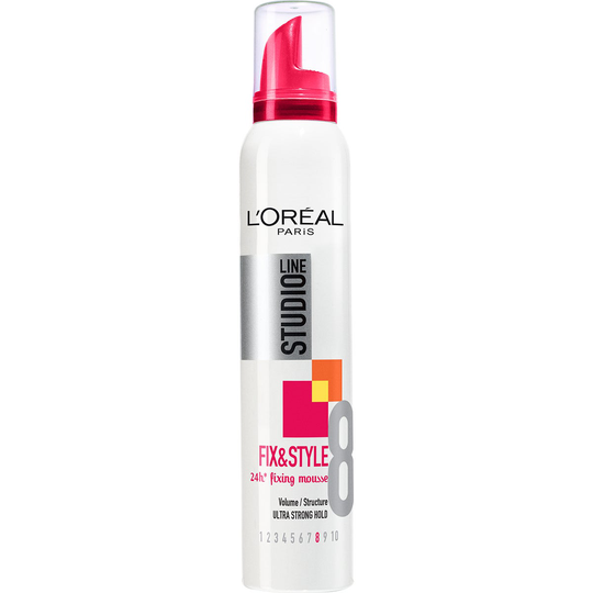 Studio Line Fix & Style Fixing Mousse Ultra Strong, 200 ml L'Oréal Paris Mousse