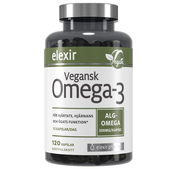 Omega-3 Vegansk, Elexir Pharma Kosttillskott