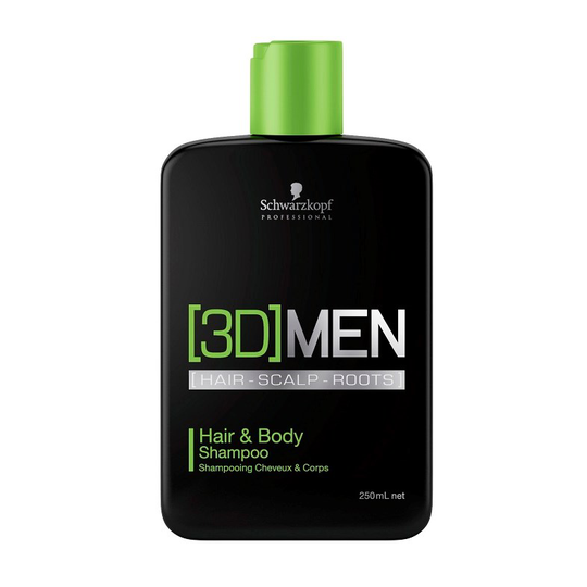 Schwarzkopf Professional 3D Men Hair & Body Shampoo 250 ml