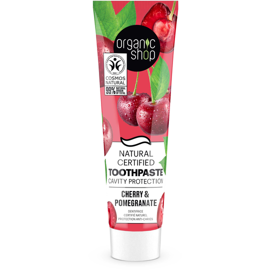 Organic Shop Cavity Protection Cherry & Pomegranat 100 g