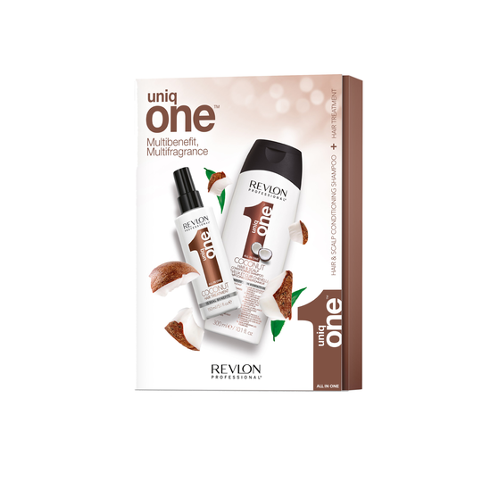 Uniq One Shampoo 300 ml + treatment 150 ml coconut