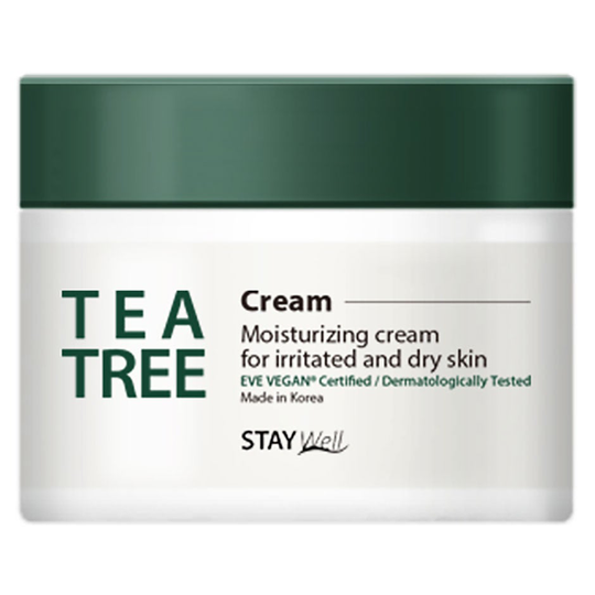 Vegan Tea Tree Cream, 50 ml Stay Well Dagkräm
