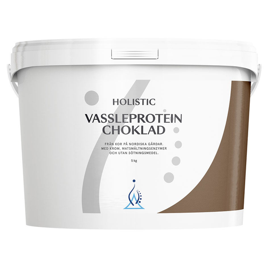 Vassleprotein Choklad, 5 kg Holistic Kosttillskott & Vitaminer