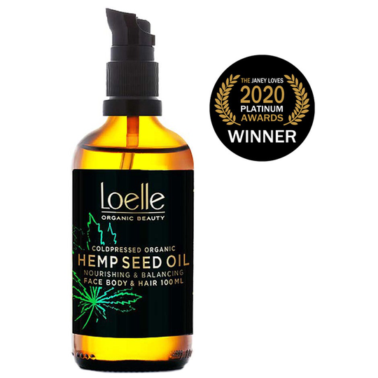 Hemp Seed Oil, 100 ml Loelle Serum & Ansiktsolja