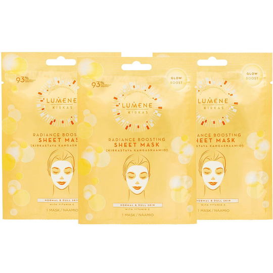 Radiance Boosting Sheet Mask, Lumene Hudvård